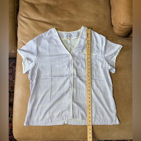 SUMMERSALT The Cloud 9 Silky PJ *TOP ONLY* Size Large Lavender - Picture 3 of 7